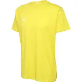 Hummel T-Shirt fonctionnel 'GO 2.0' jaune / blanc