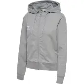 Hummel Veste de survêtement 'Go 2.0' pierre / blanc