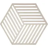 Zone Dessous de Plat / Verre Zone Denmark Hexagon Warm Grey 16 cm