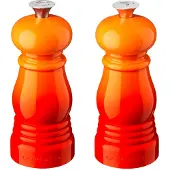 Le Creuset Set de 2 Moulins Orange Rouge 11cm 20gr