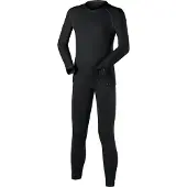 Falke Maximum Warm Long Sleeve Base Layer Set Noir 9-10 Years Enfants