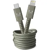 FRESH 'N REBEL USB-C - LIGHTNING CABLE 2M DRIED GREEN