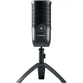 Cherry Um 3.0 Black Surface Mount Desktop Microphone Argenté