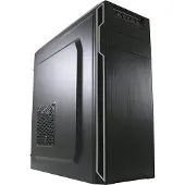 LC-Power LC Power Classic 7038B - Tour midi - ATX - sans alimentation - noir, aluminium brossé / noir - USB/audio