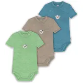 Normani Barboteuse / body 'Tihoi' bleu / gris / vert / blanc