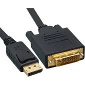 SBOX DP-DVI M/M 2M DP-DVI-2 (2 m), Câble vidéo, Noir