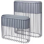 Broste Copenhagen Jardinière Fenja sur standard - bleu