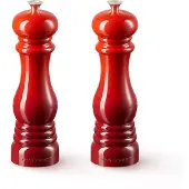 Le Creuset Set rouge cerise, Moulin à poivre + moulin à sel, Rouge