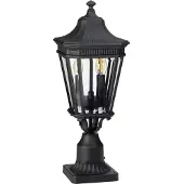 Elstead Lighting Lampadaire d'extérieur 55 cm Cotswold Lane 2xE14 noir Feiss FE-COTSLN3-M-BK