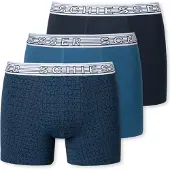 Schiesser Sous-vêtements bleu nuit / bleu ciel / blanc