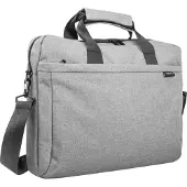 Natec Mustela Sacoche pour ordinateur portable (15,6 pouces) Housse Messenger (15.60", Universel), Sac pour notebook, Gris