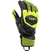 LEKI - Gants de ski - WCR Venom SL 3D Black/Ice Lemon en Silicone - Taille 9 - Noir