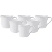 Villeroy & Boch Tasse à Café Villeroy & Boch Cellini Blanc (6 Pièces)