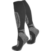 Normani Chaussettes de sport gris chiné / noir