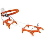 Petzl - Crampons de ski de randonnée - Leopard Leverlock Fil en Aluminium - Orange
