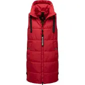 NAVAHOO Gilet 'Schnuffelchen' rouge