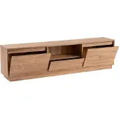 Skye Decor , Vanguard - Atlantic Pine, support TV, pin atlantique, plateau 100 % mélamine, 160 x 29,5 x 42 cm