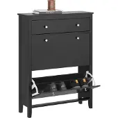 SoBuy - Meuble à chaussures - Noir - 78x24x108 cm