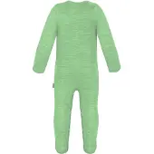 Normani Barboteuse / body 'Levin' vert / blanc