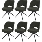 MCW Chaise de salle à manger -N72 (lot de 6)