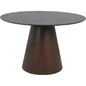 Ebuy24 Bolton table de salle à manger Ø120cm noyer.