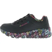 SKECHERS chaussures de sport junior 314976L-BKMT Uno Lite noir r. 38