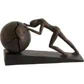Casablanca by Gilde Sculpture Heavy Ball Bronze