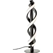 Brilliant Lampe de table design noire Amalie
