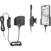 Brodit 727370 Support pour iPhone 15 & 15 Pro, Support pour smartphone, Noir