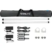 Nanlite Pavotube II 30X Kit double (avec batterie)