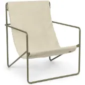 Ferm Living Desert Chaise Longue Olive | Cloud