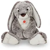 Teddy HERMANN® Teddy Hermann Collection Lapin en peluche, doudou, peluche, lapin, animal domestique, gris, 45 cm, 938477