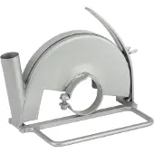 Bosch Glissière de guidage avec capot d'aspiration pour tronçonnage, collier de serrage, 230 mm