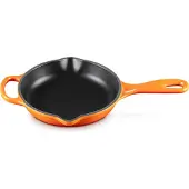 Le Creuset Poêle Le Creuset Skillet Rond Orange Volcanique 16 cm