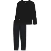 Schiesser Pyjama long 'UNCOVER Night' noir