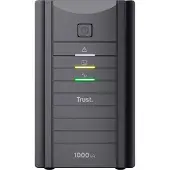 Trust Oxxtron 1000VA UPS Sine Wave Uninterruptible Power Supply 2 AC Sockets Mini Tower
