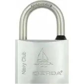 Gerda Cadenas en acier inoxydable chromé, 60 mm / Navy Club