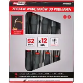 AWTOOLS ZESTAW WKRĘTAKÓW DO POBIJANIA 12szt.