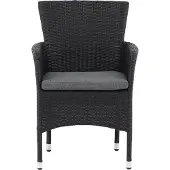 Venture Home - Chaise Malina Noir - Pack de 2