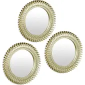Relaxdays 3x miroir (25 cm)
