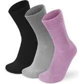 Normani Chaussettes gris / rose / noir