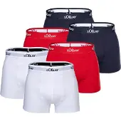 s.Oliver Boxers bleu / rouge / blanc