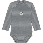 Normani Barboteuse / body 'Auckland' gris / gris chiné