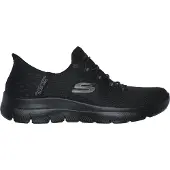 SKECHERS Baskets basses 'Slipper Damen 150123 BBK Textil in schwarz' noir