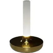 Konstsmide Lampe de table rechargeable Biarritz laiton