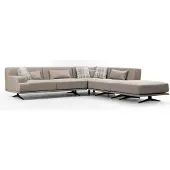 Hannah Home Siège d'angle Hilena | 302 x 302 x 80 cm | Beige