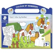 Staedtler Set Triplus Coloriage par numéros "Chevaux"