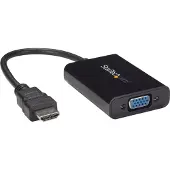 StarTech.com W/audio Hdmi To Vga Adapter Noir