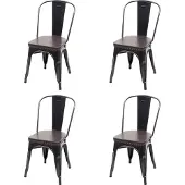 MCW Chaise de salle à manger -H10e (lot de 4)