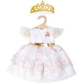 Heless Robe de poupée princesse avec couronne